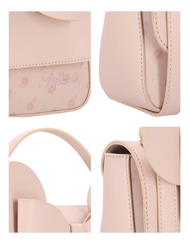 Bolsa Crossbody Mujer Minnie Wcapsule Rosa Claro Hbtelium3cw Acabado De Los Herrajes Níquel Diseño De La Tela Gráfico