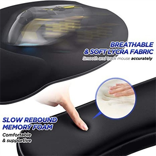 Reposamuñecas Mouse Alfombrilla Teclado Muñecacomputador
