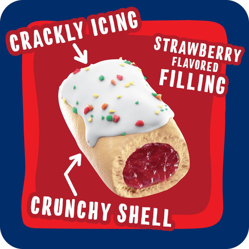 Pop Tarts Crunchy Poppers Frosted Strawberry Crunch 141 Gr