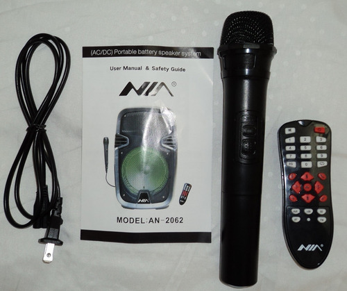 Parlante Bluetooth Nia An-2062 En Cali Quedan Los Ultimos!!