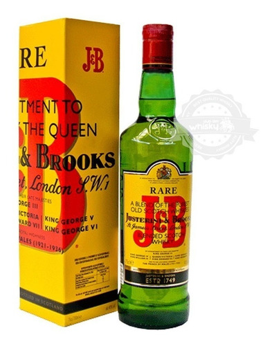 Whisky J & B Con Estuche Todos Los Dias Lanús