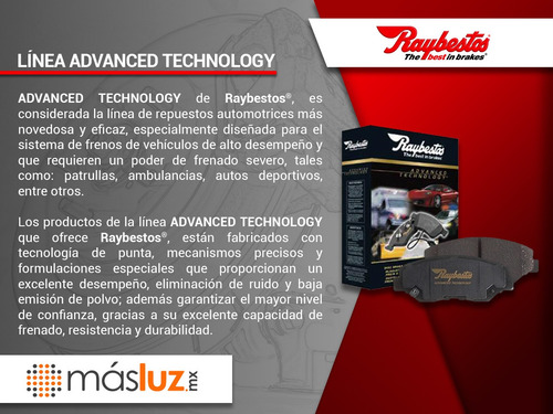 Balatas Semimetalicas Tra Ford F-150 04/12 Raybestos At