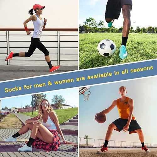 8 Pares Calcetas Deportivas Para Hombre,calcetines Algodon