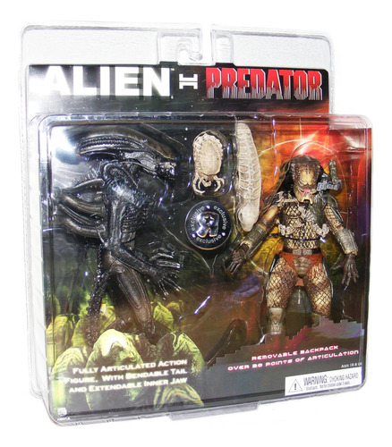Alien Vs Predator Neca Acción Exclusiva Figura 2 Pack Alien