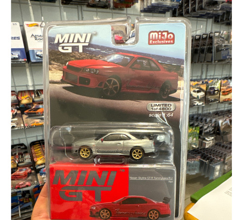 Mini Gt Chase Nissan Skyline Gt-r Tommykaira R-z # 543 Mijo Color Plateado