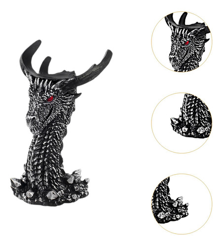 3 Escultura De Dragón Enigmático Para Decoración,5 Cm