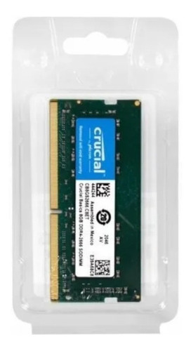 Memória Nb Ddr4 8gb 2666mhz Crucial Cb8gs2666 Original