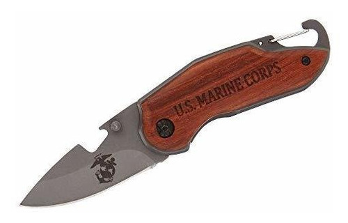 Fayerxl Engraved Soldiers Knife For Veteran Gift,us Marine C