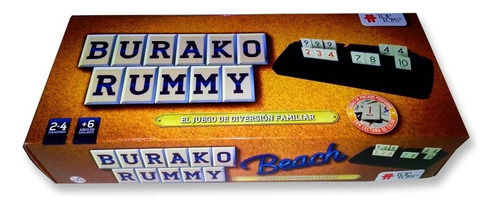 Burako Juegos Mesa Top Toys Rummy Beach Pintado Profundo