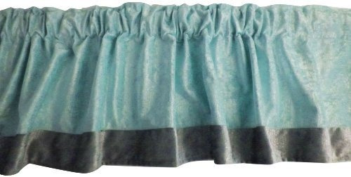 Ropa De Cama De La Muñeca Cocodrilo Ventana Cenefa, Azul.