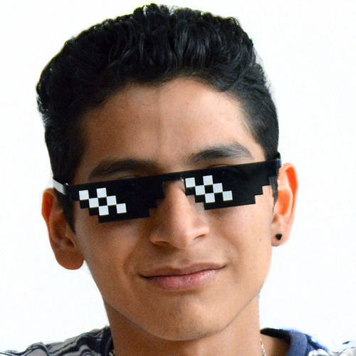 Lentes Gafas Pixel Thug Life Pixeleado Broma Fiesta 