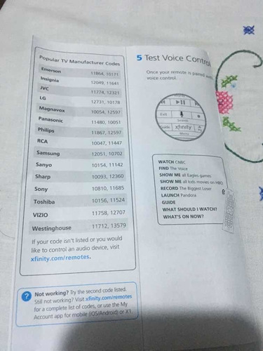 Control Universal Xfinity Sma Tv