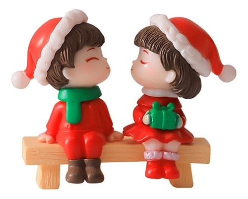 Figuras Navideñas De Pareja Para Decoración Del Hogar En Min