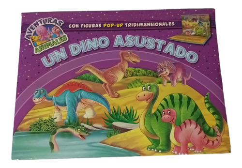 Libro Un Dinosaurio Asustado En 3d - Fabulas 3d Para Niños