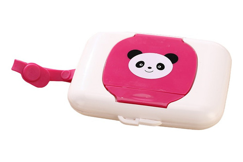 Porta Lenços Umedecidos Panda Portátil Bolsa Bebe 