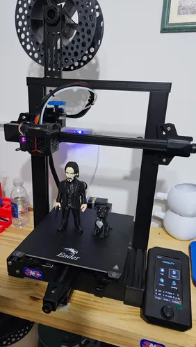Impresora 3d Creality Ender-3 V2 Neo Autolevel Color Negro (Usado)