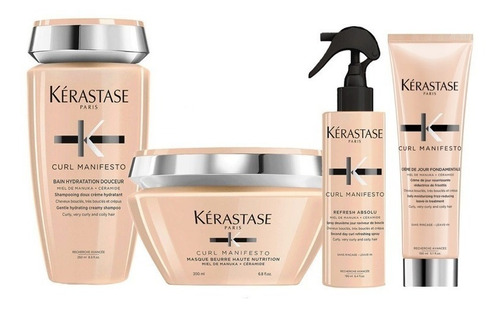 Bain,mascara,crema De Peinar Lotion Curl Manifesto Kerastase