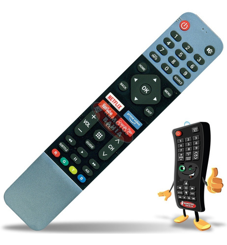 Control Remoto Para Smart Tv Noblex Dm43x7100 Dm50x7500