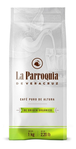 Café La Parroquia De Veracruz Grano Molido Orgánico De 1kg