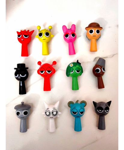 . Colección De Juguetes Incredibox Sprunki En 12 Piezas