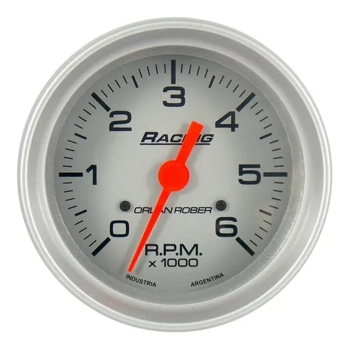 comprar Tacometro Orlan Rober Racing 80mm Naftero 6 Mil Rpm