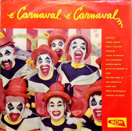 É Carnaval É Carnaval Lp Cachaça Chora Doutor 1679