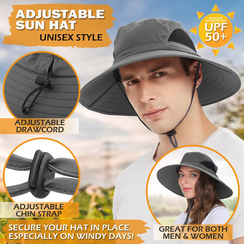 Sombreros De Sol De Secado Rápido Upf50 Y Gorro Para Senderi