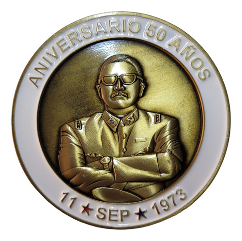 Moneda Pinochet 50 Años(aniversario) 51mm Últimas