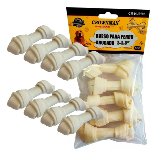 Pack 10 Huesos Cartílagos Perros Golosinas Juguete Dental
