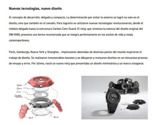 Reloj Casio G-shock Gm-s2100-3a Sumergible Acero Antigolpes Color De La Malla Verde Color Del Bisel Plateado Color Del Fondo Verde