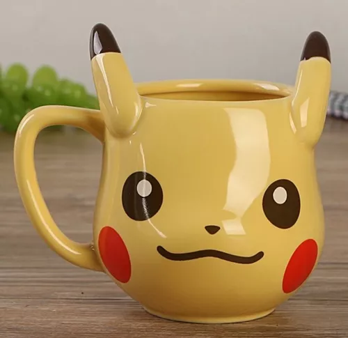 Caneca Cerâmica Estampada Desenho Pokemon (Pikachu)