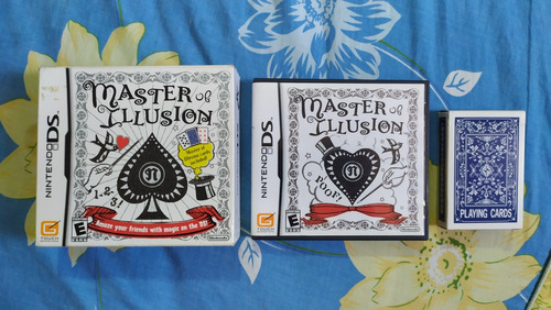 Juego De Nintendo Ds Master Illusion Completo Con Sus Cartas