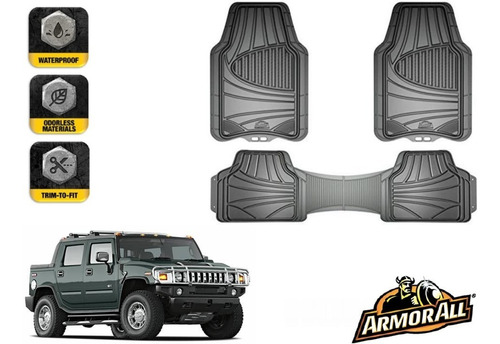 Tapetes 3 Piezas Uso Rudo Hummer H2 Pick Up 2007 Armor All