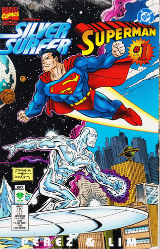 Comic Marvel / Dc Silver Surfer Superman # 1 