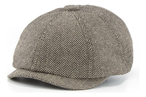 Gorro Para Hombre De Mezcla De Algodón De 8 Paneles