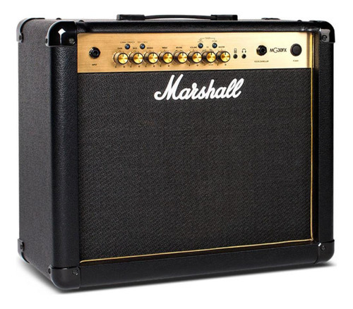 Amplificador Marshall Mg Gold Mg30fx 30w Com Efeitos 1x10 Cor Preto-dourado 110v