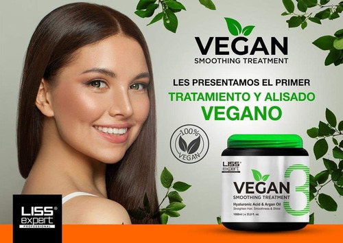 Imagen 5 de 5 de Alisado Vegano 1 Kg Sin Formol Autorizado Anmat Liss Expert