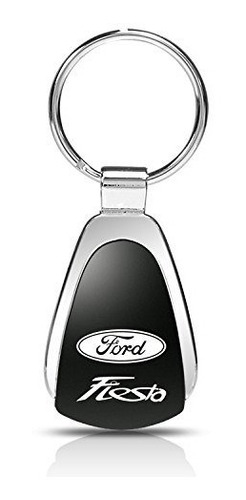 Ford Fiesta Lágrima Negro Llavero Auto Gota, Con Licencia 