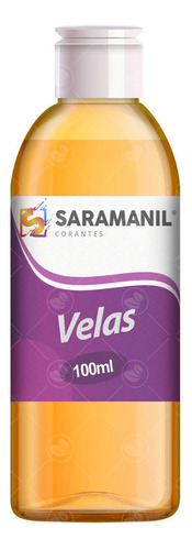 Corante Líquido Laranja Fluorescente Sara Vela Anilina 100ml