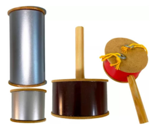 Bandinha Rítmica Com 20 Instrumentos Pandeiro Flauta Tambor