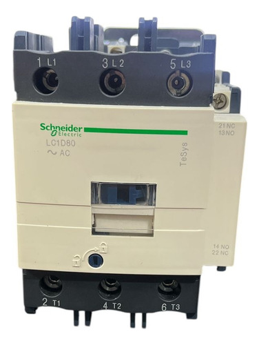 Contactor Schneider Electric 80a Serie Lc1d80f7