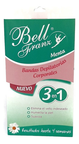 Bandas Depilatorias Corporales - Menta De Bell Franz