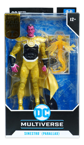 Mcfarlane Toys Dc Multiverse Sinestro Parallax Gold Label