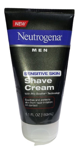 Crema De Afeitar Neutrogena Men Sensitive Skin 150 Ml