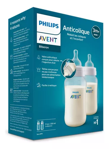 Tetina Philips Avent Anticólico Flujo Rápido 2pz