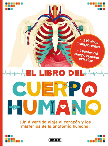 El Libro Del Cuerpo Humano Libro Didáctico Infantil C/poster