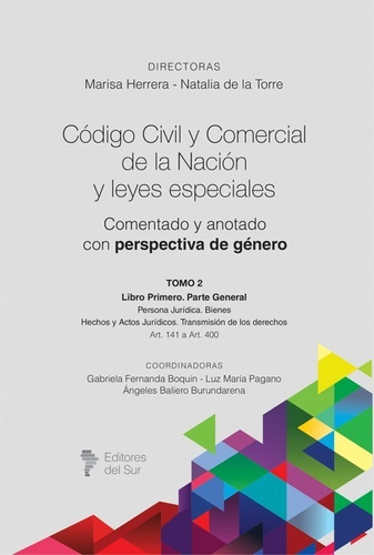 Código Civil Y Com. De La Nación Comentado Vol. 2 - Herrera