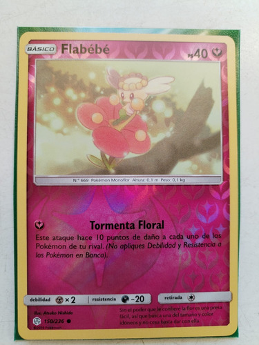 Flabebe - 150/236 - Common Reverse Holo Pokemon Tcg