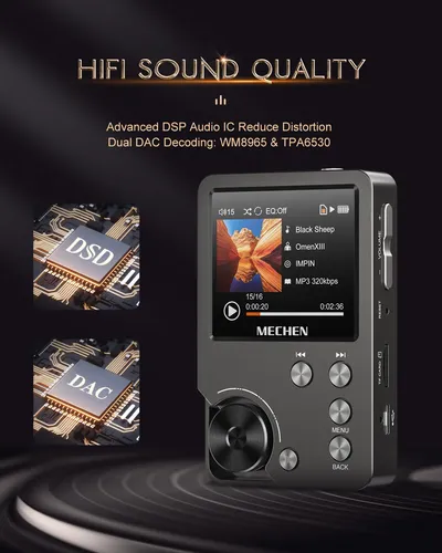 Reproductor Mp3 Dac Doble Decodificación Hi-fi Ecualizador | Cuotas sin ...