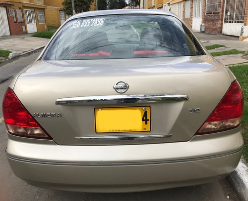 Nissan Almera 2007 Beige Excelente Estado 96000 Kms